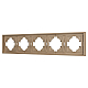 Рамка пластиковая на 5 постов Arlight FRM-TENDO-PL-5-GD 053854
