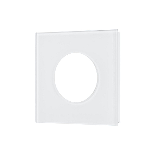 Рамка стеклянная на 1 пост Arlight FRM-GLARE-GC-1-WH 043832