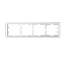 Рамка 4-постовая Schneider Electric Merten D-Life MTN4040-6535