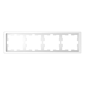 Рамка 4-постовая Schneider Electric Merten D-Life MTN4040-6535