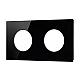 Рамка стеклянная на 2 поста Arlight FRM-GLARE-GC-2-BK 043836
