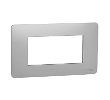 Рамка четырехмодульная Schneider Electric Unica New Modular NU210430