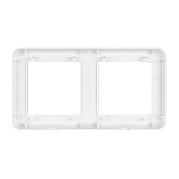 Рамка двухместная Arlight FRM-VERSA-PL-2-WH 043776