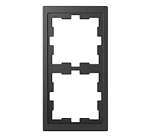 Рамка 2-постовая Schneider Electric Merten D-Life MTN4020-6534