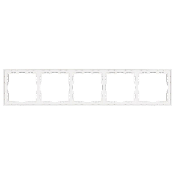 Рамка пластиковая Arlight FRM-NOBE-SFPL-5-WH 054227