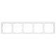 Рамка пластиковая Arlight FRM-NOBE-SFPL-5-WH 054227