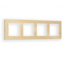 Рамка четырехместная Ambrella Volt Platos AF550304