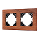 Рамка на 2 поста из натурального дерева Arlight FRM-XSILO-WD-2-NL 050871
