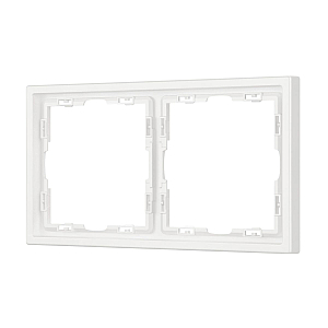 Рамка пластиковая Arlight FRM-NOBE-SFPL-2-WH 054215