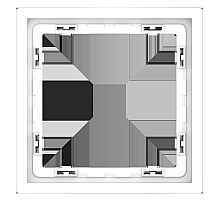 Рамка на 1 пост Voltum S70 VLS100102 (белый матовый)