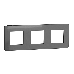 Рамка 3-постовая Schneider Electric Unica New NU280653