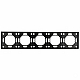 Рамка STEKKER, PFR00-5005-05 5-местная, серия Эмили, черный уголь, soft touch 49862