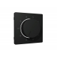 Лицевая панель Alfa (Черный матовый) для терморегулятора теплого пола Quant Ambrella Volt AP8057