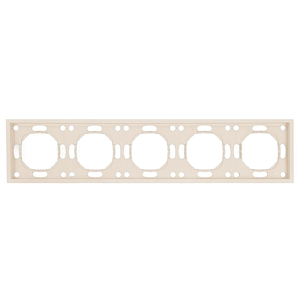 Рамка Stekker, PFR00-5005-08 5-местная Эмили, кашемир, soft touch 49914