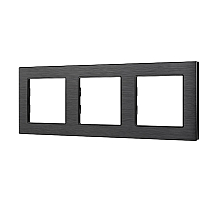 Рамка трехместная Arlight FRM-PRESTO-ALS-3-BK 043857