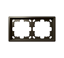 Рамка серия FD 2-постовая Jasmart FD1002BR