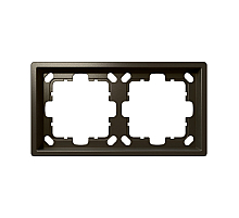 Рамка серия FD 2-постовая Jasmart FD1002BR