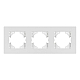Рамка на 3 поста пластиковая Arlight FRM-PERIO-PL-3-WH 049754