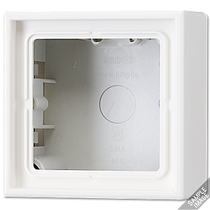 Коробка одноместная Jung LS581ASW