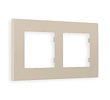 Рамка двухместная Ambrella Volt Qubi AF250362