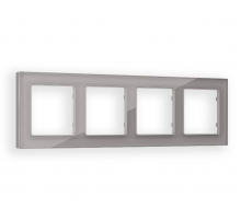 Рамка четырехместная Ambrella Volt Platos AF330504