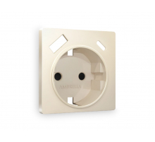 Лицевая панель для розетки с/з со шторками 2USB A+C Ambrella Volt Alfa AP3300