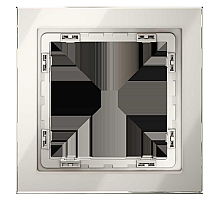 Рамка на 1 пост Voltum S70 VLS110103 (кашемир, стекло)