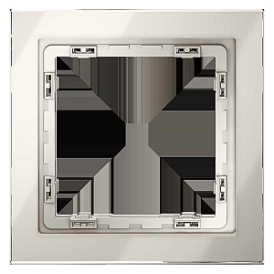 Рамка на 1 пост Voltum S70 VLS110103 (кашемир, стекло)