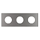 Рамка стеклянная на 3 поста Arlight FRM-GLARE-GC-3-GR 043840
