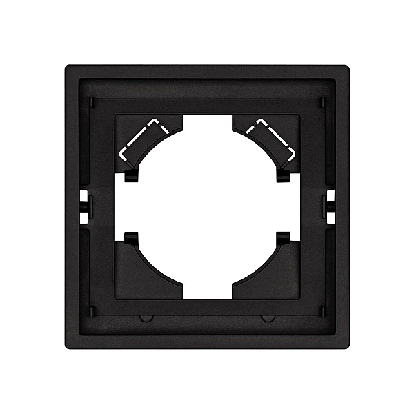 Рамка пластиковая на 1 пост Arlight FRM-TENDO-SFPL-1-BK 054642