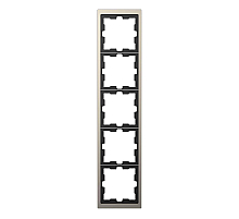 Рамка 5-постовая Schneider Electric Merten D-Life MTN4050-6550