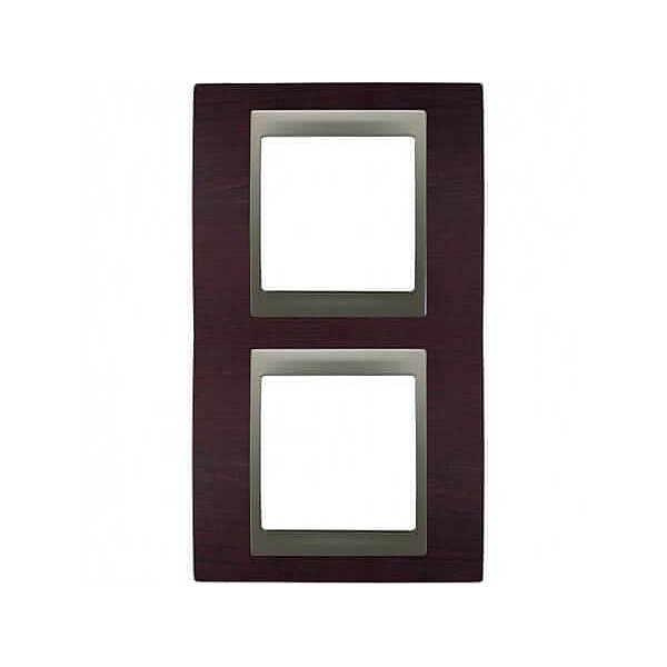 Рамка 2-постовая вертикальная Schneider Electric Unica Top MGU66.004V.2M2