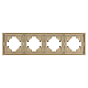 Рамка пластиковая на 4 поста Arlight FRM-TENDO-SFPL-4-GD 054663
