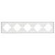 Рамка пластиковая на 5 постов Arlight FRM-TENDO-SFPL-5-WH 054660