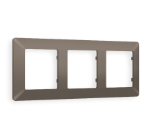 Рамка трехместная Ambrella Volt Line AF110633