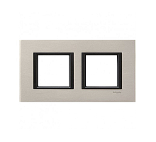 Рамка 2-постовая Schneider Electric Unica Class MGU68.004.7A2