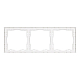 Рамка пластиковая Arlight FRM-NOBE-SFPL-3-WH 054219