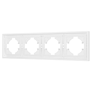 Рамка пластиковая на 4 поста Arlight FRM-TENDO-PL-4-WH 053847