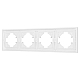 Рамка пластиковая на 4 поста Arlight FRM-TENDO-PL-4-WH 053847