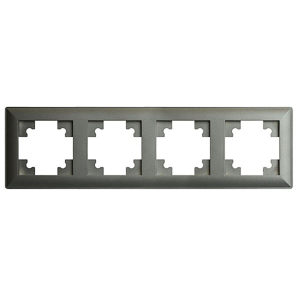 Рамка 4-постовая Stekker Катрин графит PFR00-7004-06 39810