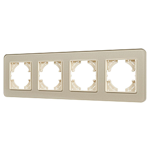 Рамка на 4 поста стеклянная Arlight FRM-OMALI-SFGS-4-GD 049719