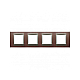 Рамка 4-постовая Schneider Electric Unica Top MGU66.008.2M4