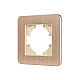 Рамка алюминиевая на 1 пост Arlight FRM-AKIRY-AL-1-GD 049683