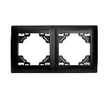 Рамка двухместная Stekker PFR00-9012-03 Эрна Элегант 49662