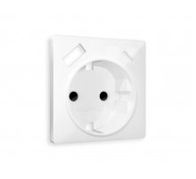 Лицевая панель для розетки с/з со шторками 2USB A+C Ambrella Volt Alfa AP1100