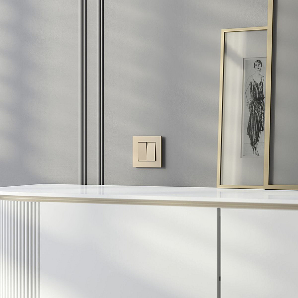 Рамка на 1 пост Werkel Slab (шампань софт) W0012911 4690389218385 a071623