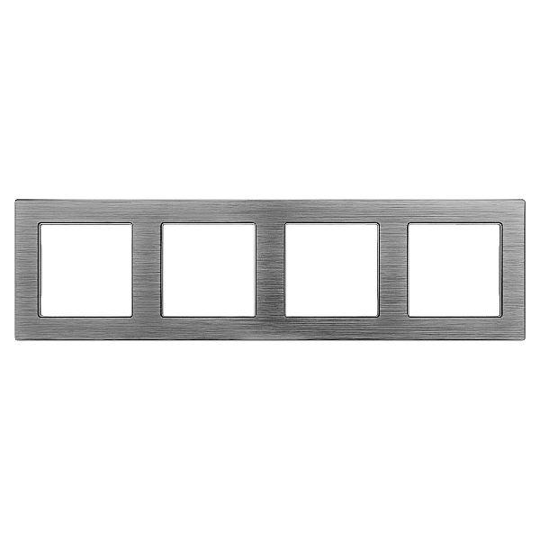 Рамка на 4 поста Arlight FRM-PRESTO-ALS-4-GR 043863