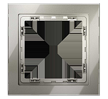 Рамка на 1 пост Voltum S70 VLS110104 (шелк, стекло)