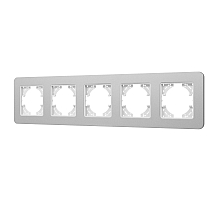 Рамка на 5 постов алюминиевая Arlight FRM-AKIRY-SFAL-5-SR 049746