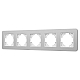 Рамка на 5 постов алюминиевая Arlight FRM-AKIRY-SFAL-5-SR 049746